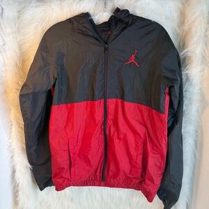 Jordan Black and Red Windbreaker Jacket